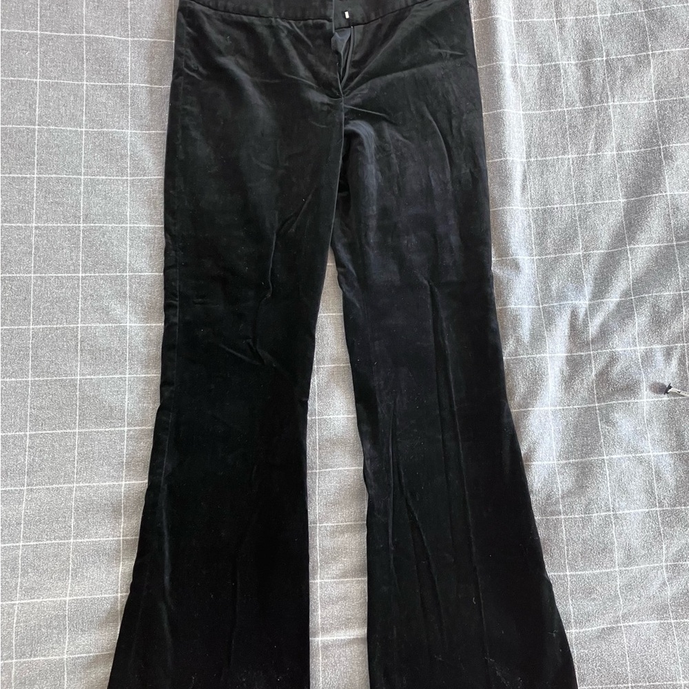 Next Black Velvet Pants
